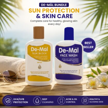 De-Mal Sun Protection & Face Wash Due Bundle
